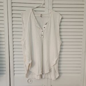Free People White Tank Top with Chic Design